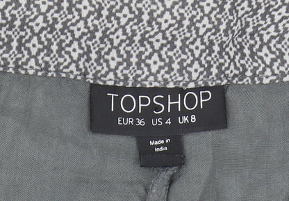 Topshop Women's Multicoloured Floral Shorts Size 8