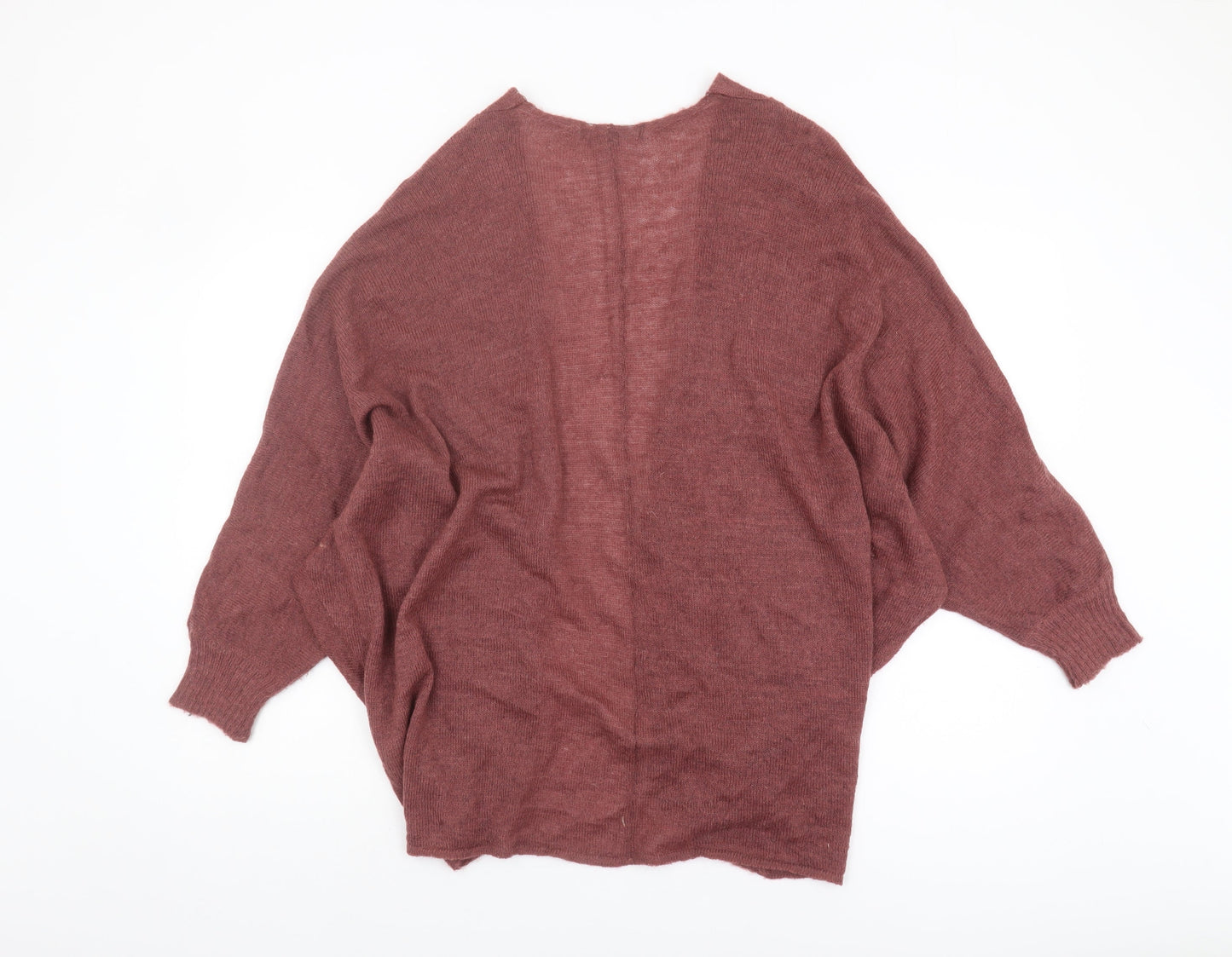 Womens UK Size M Marks and Spencer Red Cardigan Jumper