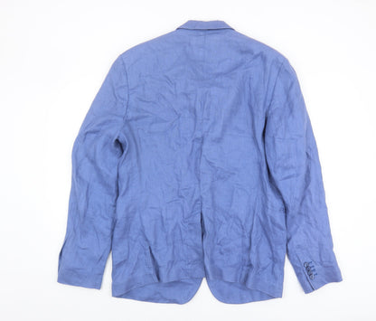 Top Secret Men's Blue Blazer UK 44 Slim Fit Jacket
