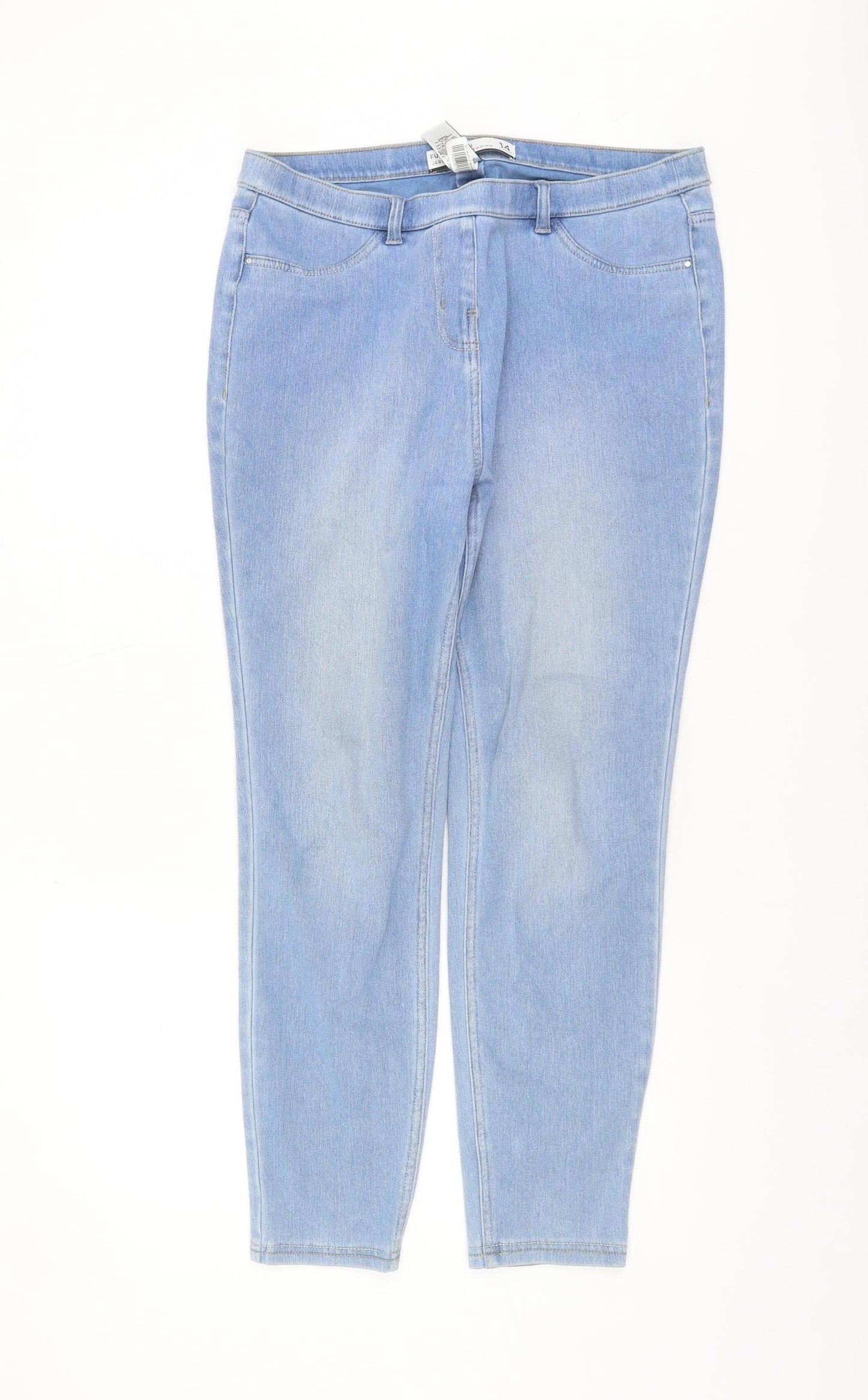 Next Women's Blue Jegging Jeans, Size 14R, Comfort Stretch