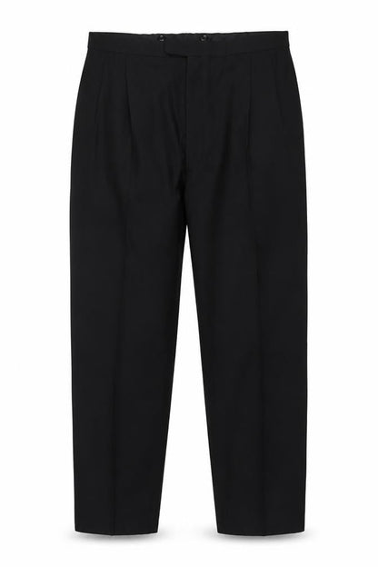Mens UK Size 46 Aquascutum Classic Fit Formal Black Trousers