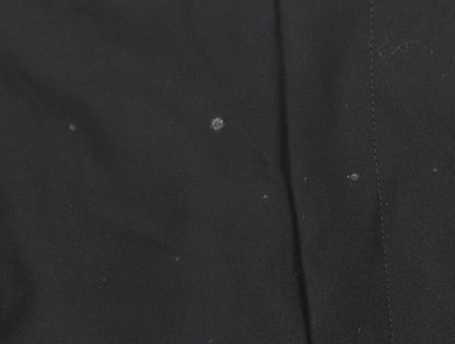 Mens UK Size 46 Aquascutum Classic Fit Formal Black Trousers