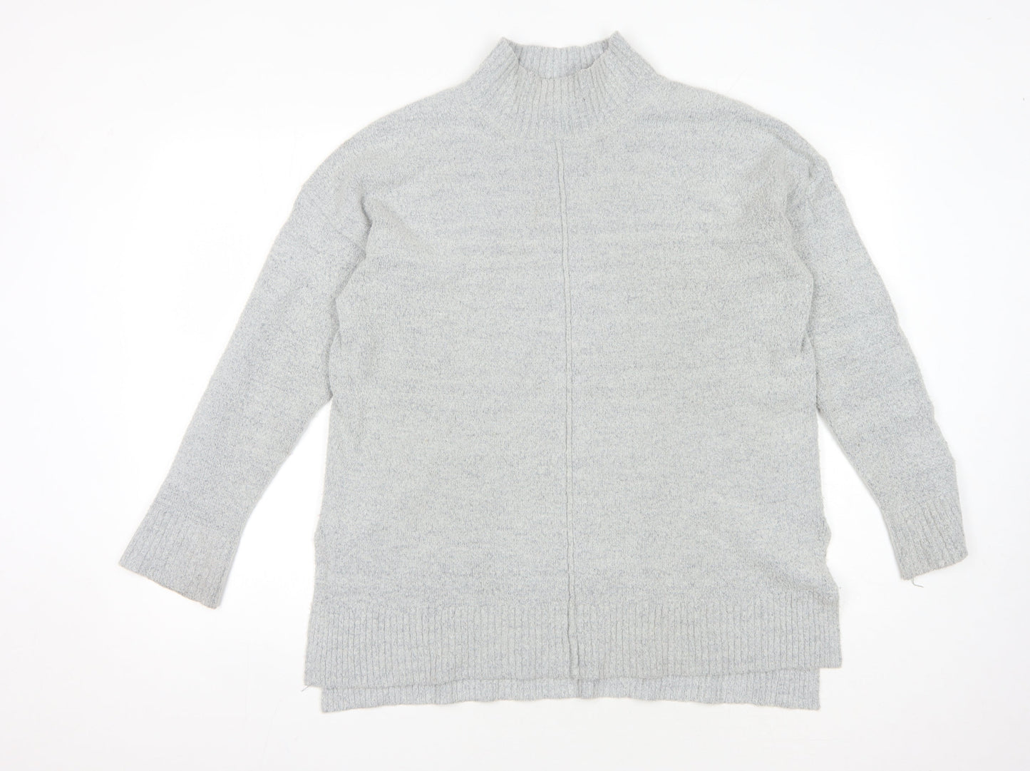 Womens UK Size S Oasis Grey Pullover Jumper