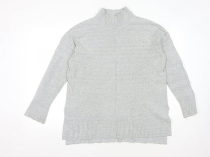 Womens UK Size S Oasis Grey Pullover Jumper