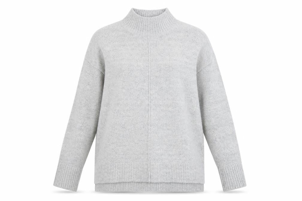 Womens UK Size S Oasis Grey Pullover Jumper