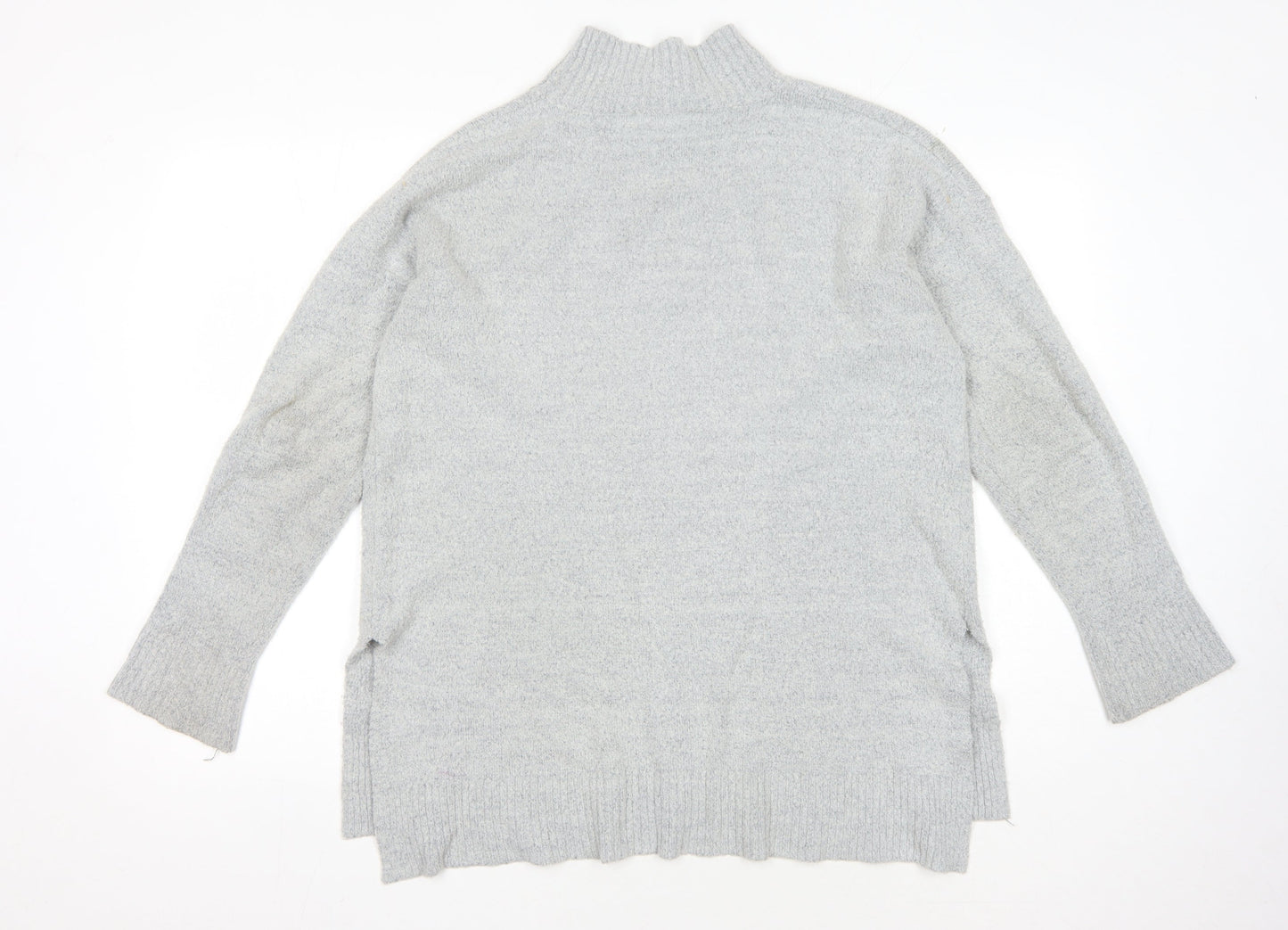 Womens UK Size S Oasis Grey Pullover Jumper