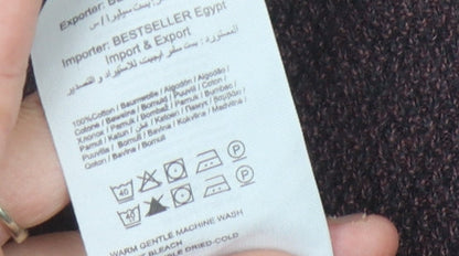 Jack & Jones Men's Brown Cotton Pullover Jumper L