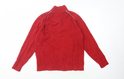 Tommy Hilfiger Red Pullover Jumper for Men, Size L