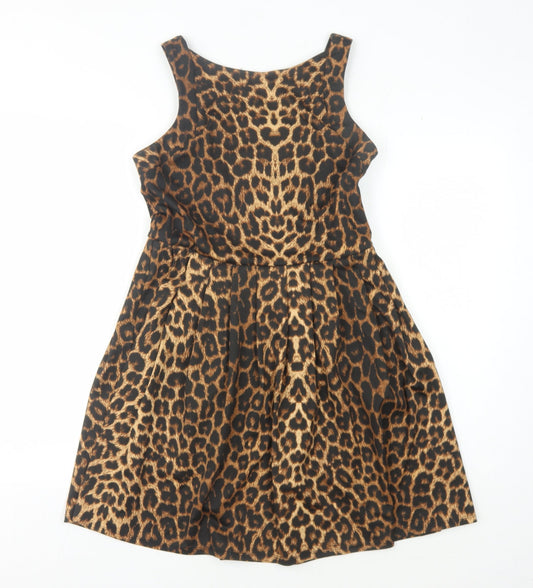 Oasis Women’s Animal Print A-Line Dress Size 12