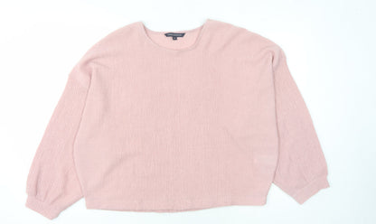 Womens UK Size M French Connection Pink Basic Blouse