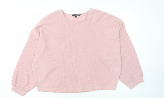 Womens UK Size M French Connection Pink Basic Blouse