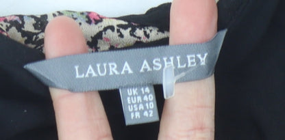 Laura Ashley Women's Multicoloured Floral Dress Size 14