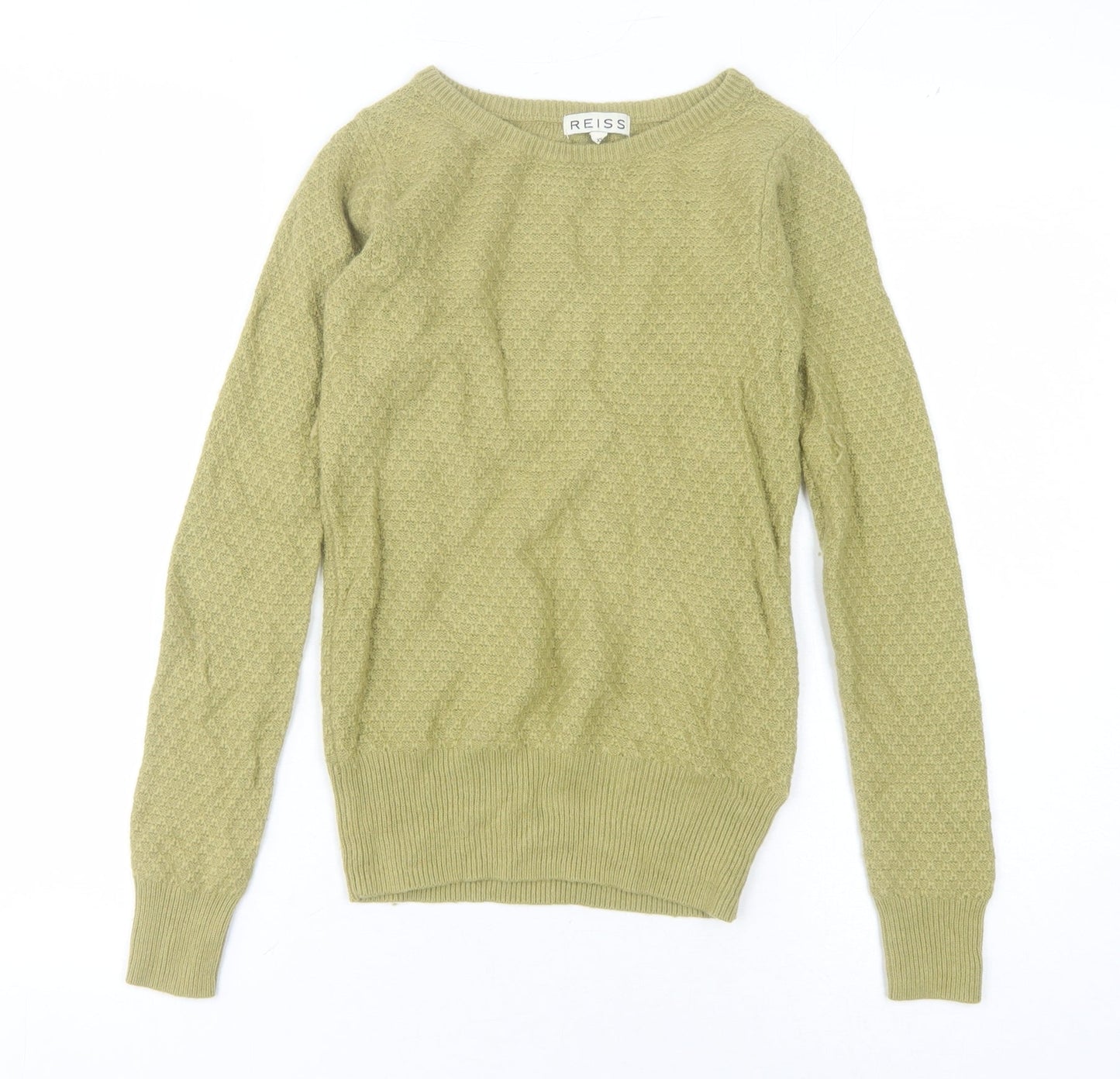 Womens UK Size XS Reiss Green Pullover Jumper