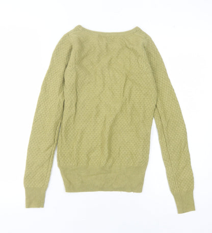 Womens UK Size XS Reiss Green Pullover Jumper