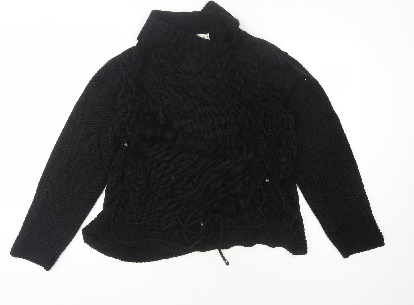 Womens UK Size M Roman Originals Black Pullover Jumper