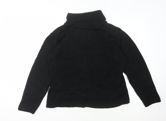 Womens UK Size M Roman Originals Black Pullover Jumper