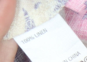 East Women's Floral Linen V-Neck Dress, Size 10