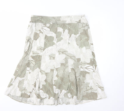 Womens UK Size 16 EWM A-Line  Skirt