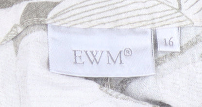 Womens UK Size 16 EWM A-Line  Skirt