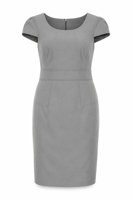 South Women's Grey Knee Length Pencil Dress Size 12