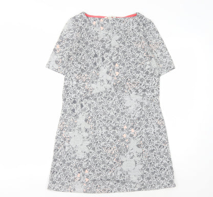 White Stuff Women's Grey Shift Dress Size 10
