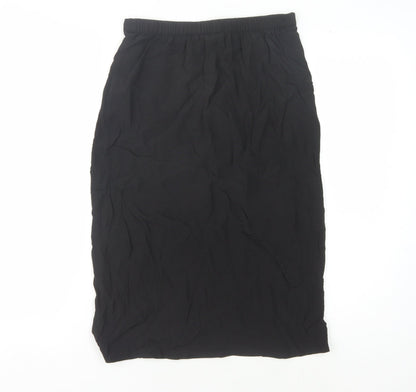 Hush Women's Black Long Pencil Skirt Size 6