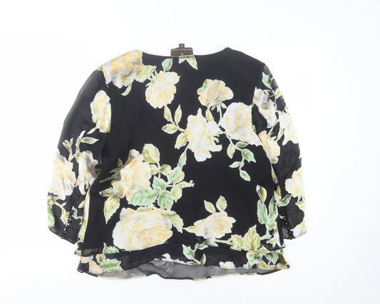 Fenn Wright Manson Women's Floral Silk Blouse, Size 14