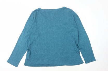 Mountain Warehouse Women's Blue Long Sleeve Top Size 18