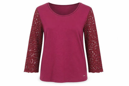 Womens UK Size S Country Casuals Purple Basic Blouse