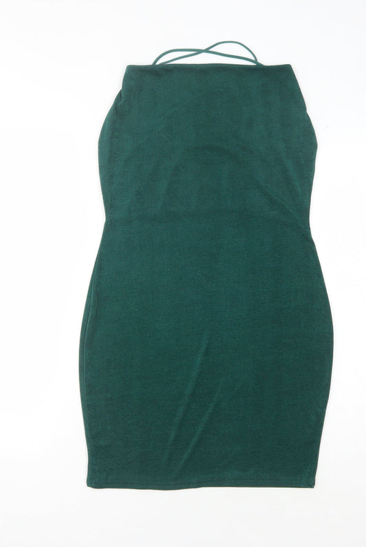 Collusion Women’s Green Bodycon Dress Size 12