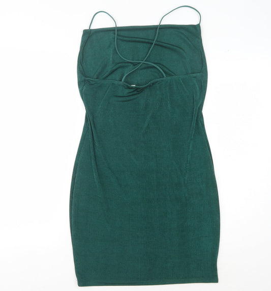 Collusion Women’s Green Bodycon Dress Size 12