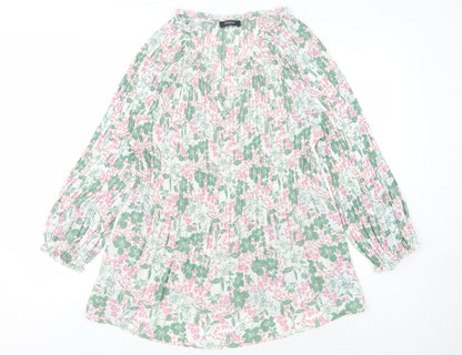 Womens UK Size 18 Klass Multicoloured Basic Blouse