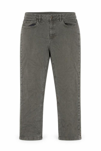 Womens UK Size L Jigsaw  Cropped Straight Grey Jeans