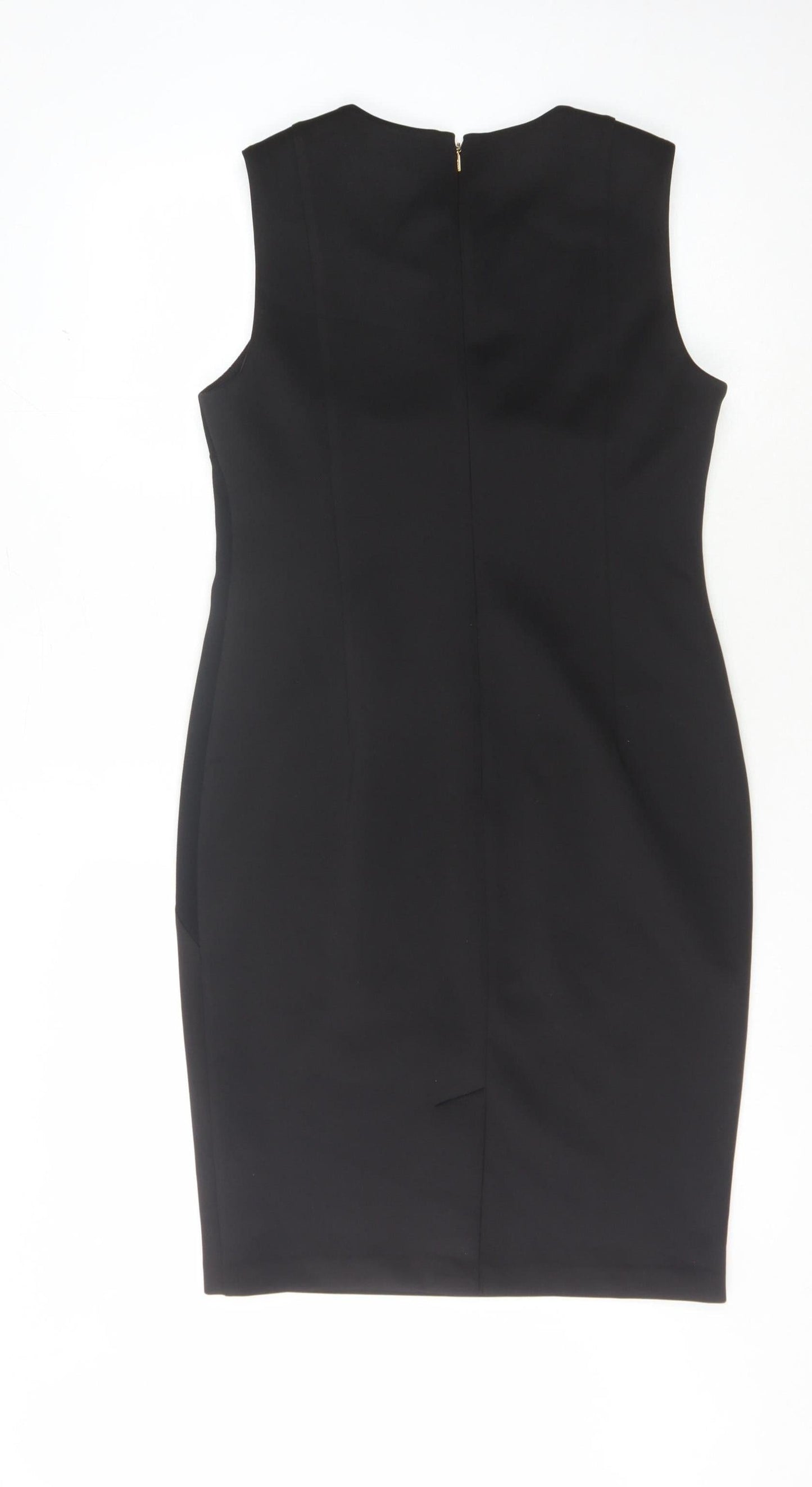 DKNY Women's Black Sheath Dress, Size 12