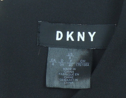 DKNY Women's Black Sheath Dress, Size 12