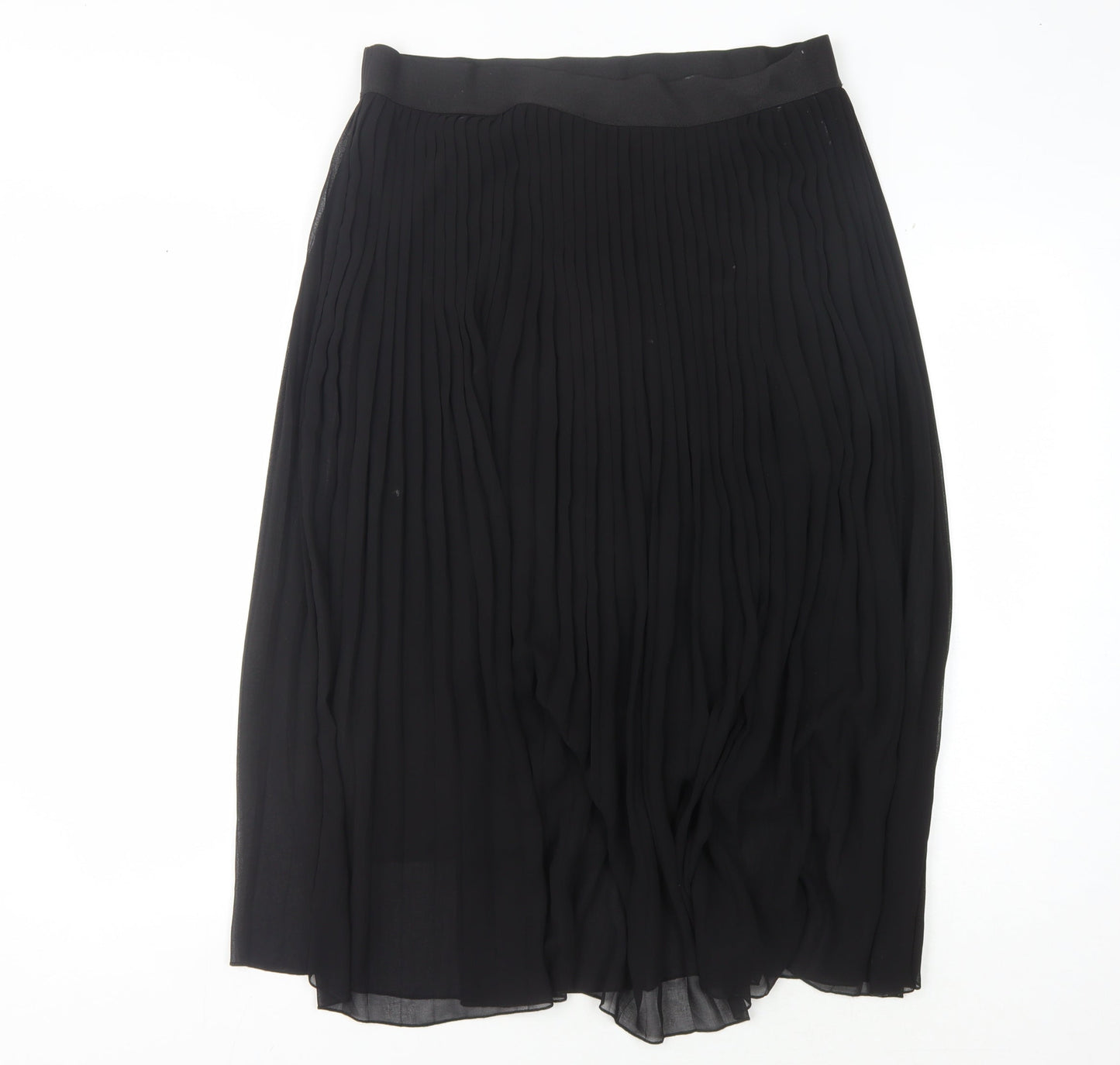 Cotswold Collections Black Pleated Midi Skirt, Size 12