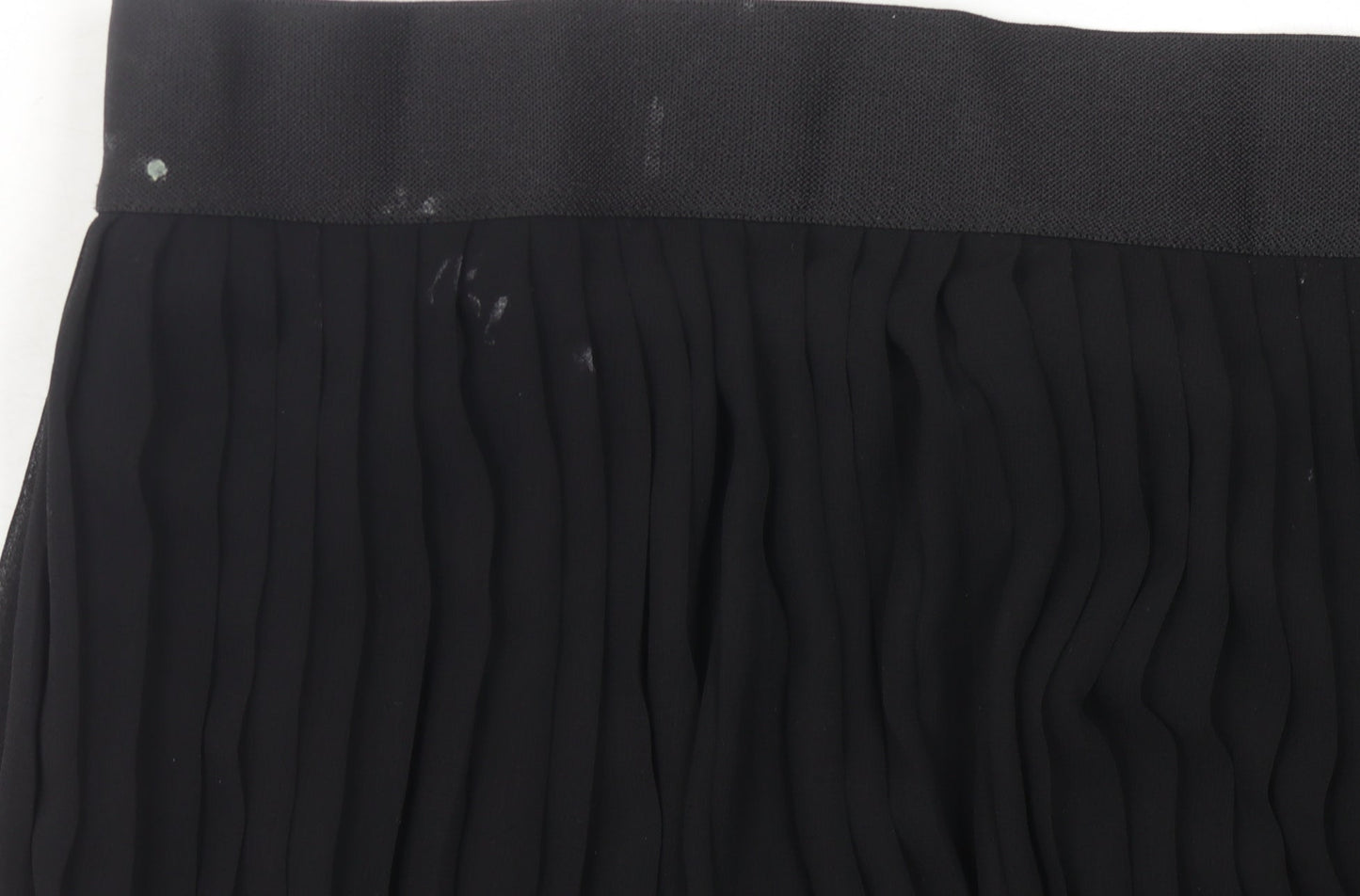 Cotswold Collections Black Pleated Midi Skirt, Size 12