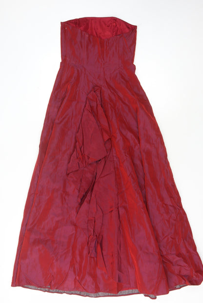 Debenhams Women's Red Ball Gown Dress Size 6