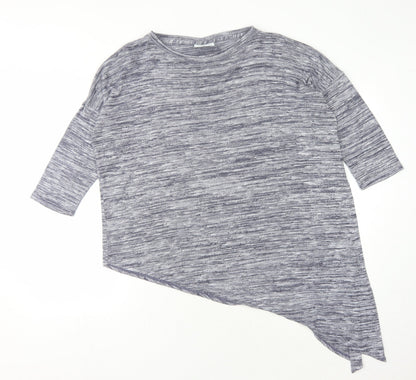 Womens UK Size M Wallis Blue Tunic T-Shirt