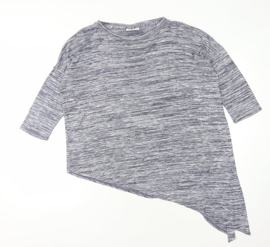 Womens UK Size M Wallis Blue Tunic T-Shirt