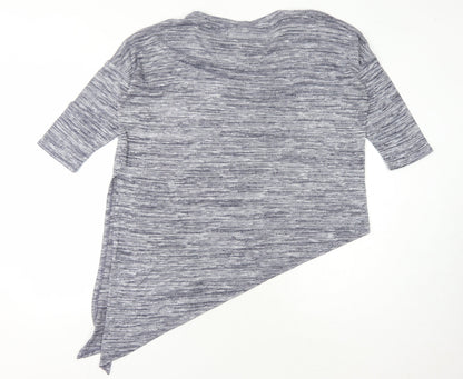 Womens UK Size M Wallis Blue Tunic T-Shirt