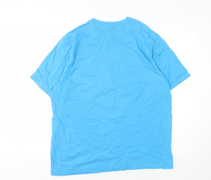 Mens UK Size L Disney Blue  T-Shirt