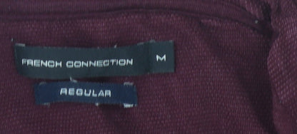 French Connection Men's Red Polo, M Regular Fit
