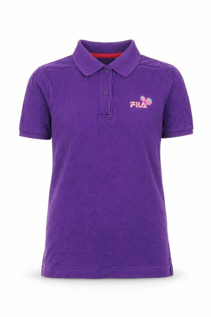 Fila Unisex Purple Polo Shirt - Size M, Comfortable Casual