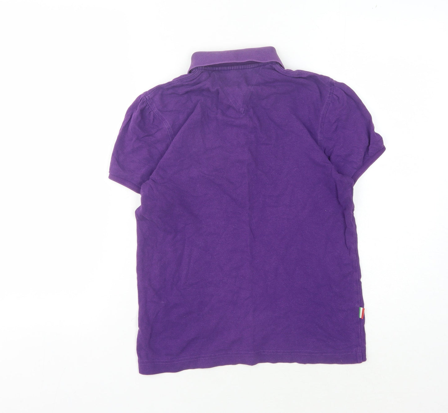 Fila Unisex Purple Polo Shirt - Size M, Comfortable Casual
