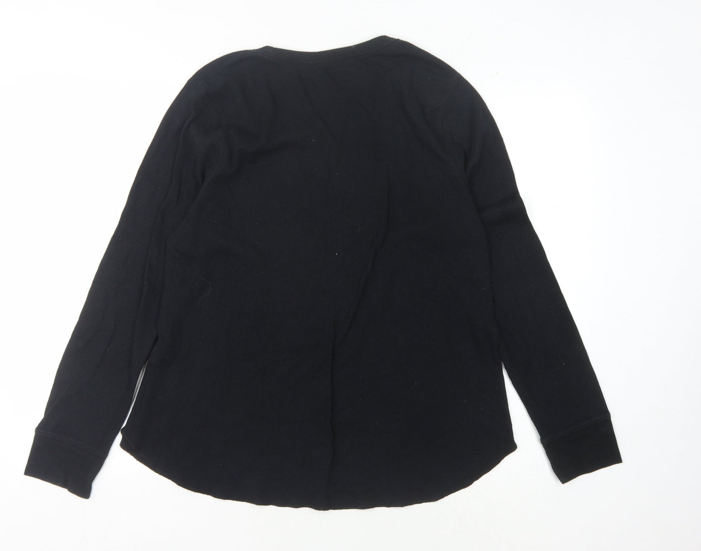 Old Navy Men's Black 2XL Slim Fit Long Sleeve T-Shirt