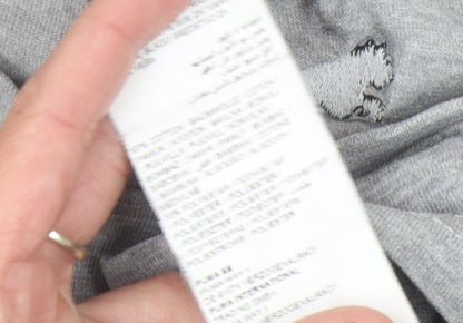 Puma Men's Grey M T-Shirt with Logo Accent