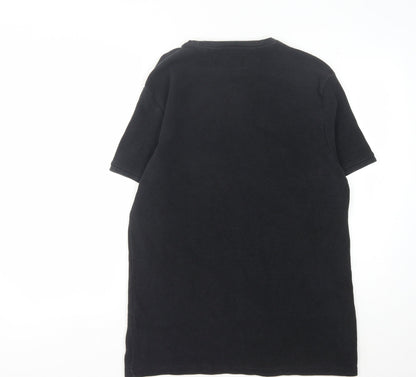 Mens UK Size M Firetrap Black  T-Shirt