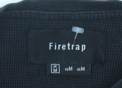Mens UK Size M Firetrap Black  T-Shirt
