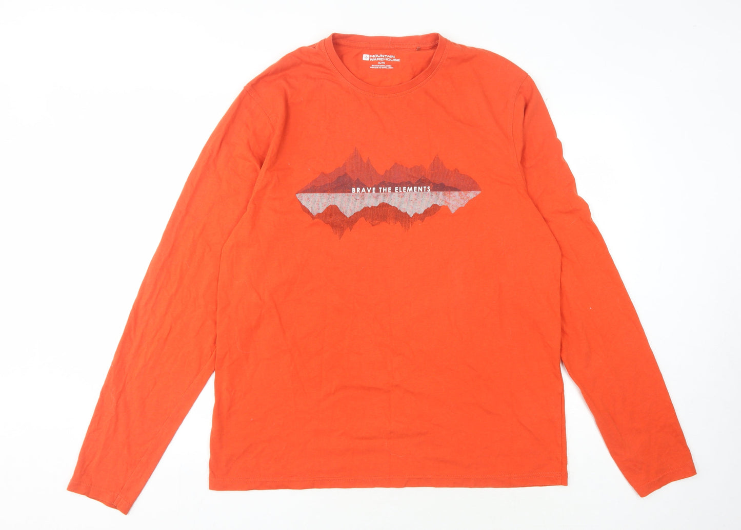 Mountain Warehouse Men's XL Red Long Sleeve T-Shirt Outdoor